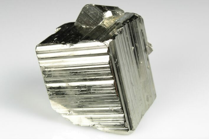Shiny, Cubic Pyrite Crystal Cluster - Peru #190960